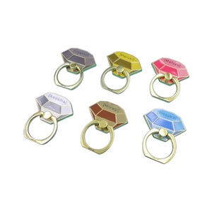 Sumikko Gurashi Phone <b>Ring</b> Holder Gold Alloy Cartoon Design Desktop Stand Manual <b>Clip</b> General Use - Product Image 5