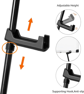Chevalet pliable en métal Huixishi à cinq sections, portable, pour croquis et peinture, pour étudiants et artistes, noir, 162 cm, 5 lb, Chine - Product Image 3