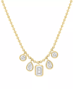 Collar con Colgante <span class=keywords><strong>de</strong></span> Diamante <span class=keywords><strong>de</strong></span> Laboratorio con Corte Esmeralda <span class=keywords><strong>y</strong></span> Engaste <span class=keywords><strong>de</strong></span> Bisel en Oro Sólido Amarillo <span class=keywords><strong>de</strong></span> 18K, Colgante Solitario <span class=keywords><strong>de</strong></span> Diamante - Product Image 5