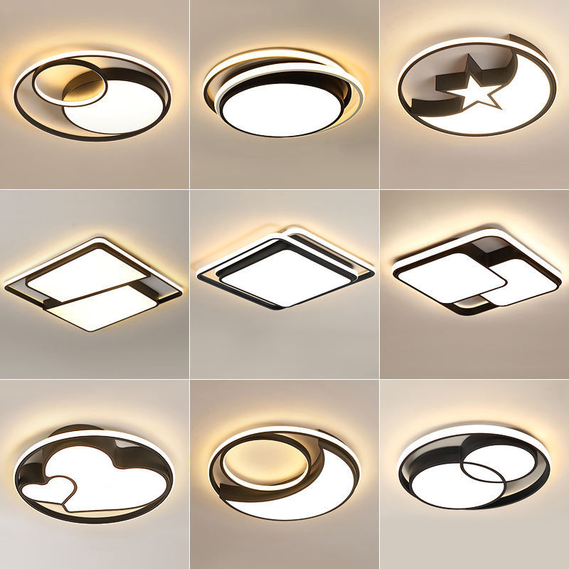 Purchasing Agent 1688 3CCT Modern LED Pendant Ceiling Lamp Black Gold Square Chandelier Pendant Lights China Sourcing Agent