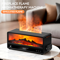 Diffuseur d'arômes intelligent USB électrique pour la maison, humidificateur d'air à flamme, avec minuterie, pour huiles essentielles, logo personnalisé, parfum d'ambiance, vente en gros