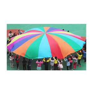Jeu de travail en plein air pour enfants, <span class=keywords><strong>Parachute</strong></span>, arc-en-ciel, de bonne qualité, nouvelle collection - Product Image 1