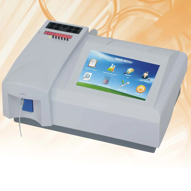 China Portable Auto Analysis System Clinical Test Touch Screen Semi-Auto Bio Chemistry Analyzer for Vet and Human Use