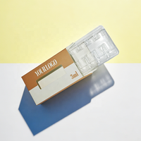 Emballage de flacons de sérum pour le soin de la peau de haute qualité, 5 flacons, avec logo, boîte en plastique pour flacon de 3 ml