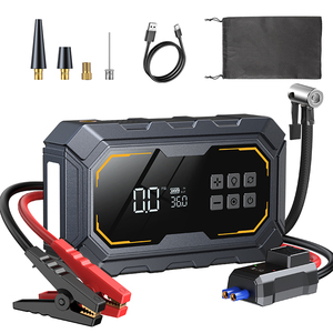 Batterie externe multifonctionnelle 4 en 1 portable 6000 mAh avec pompe à air, compresseur d'air, <span class=keywords><strong>gonfleur</strong></span> de pneus et démarreur de voiture - Product Image 1