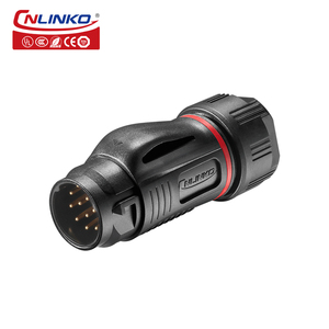 Đầu Nối Nhựa Chống Thấm Nước Dòng BD M20 Đầu Nối Tròn Chống Nước Cho Nam Nữ 14 Chân - Product Image 2