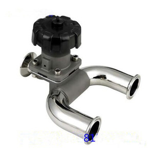 Vệ sinh thép không gỉ Hàn U loại <span class=keywords><strong>3</strong></span> cách van màng - Product Image 1