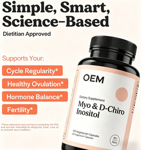 Cápsulas de Mio-D-Chiro Inositol OEM ODM, 120 Cápsulas Vegetales, GMP Halal, para Suplemento Dietético de Marca Privada - Product Image 2