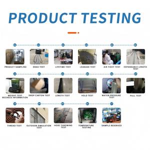 รีลสาย50FT ในสวนแบบขยายได้3ชั้นทำจากโพลีเอสเตอร์ปรับได้ป้องกันการขีดข่วนติดผนัง - Product Image 6