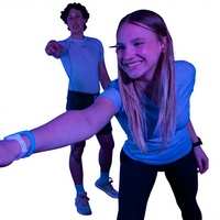 Panneau mural à boutons-poussoirs LED RGB 3-en-1 pour jeux d'évasion commerciaux, certifié CE, taille personnalisable pour le team building en intérieur