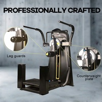 Appareil de musculation réglable pour l'abduction des hanches, machine multi-fonctions avec pile de poids en acier de 70 kg et cadre découpé au laser pour la musculation