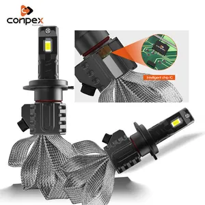 Conpex 2024 New Model Car Led Headlight Fanless 50W H4 H7 9006 Headlight High Quality Automotive Led Light Fanless for Car
