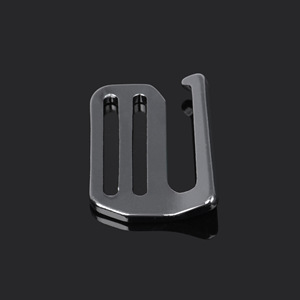 Hebilla deslizante de aleación de aluminio en forma de ocho de 25 mm para bolsos, accesorio de hardware duradero en negro - Product Image 2