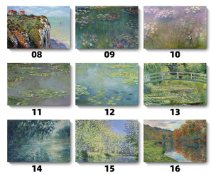 Trực tiếp Monet phong cảnh vải sơn trang trí nhà bức tranh tường với khung bên trong kỹ thuật số in phong cảnh vải - Product Image 4