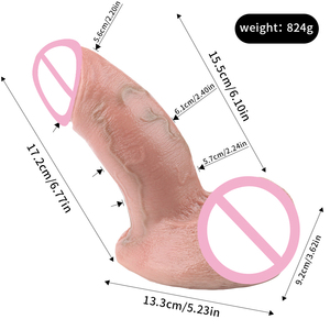 Extreem Realistische Dildo 'S Siliconen Grote Huid Penis Penetratie Anale Vagina Plug Strapon Penis Haan Met Zuignap Voor Koppels - Product Image 3