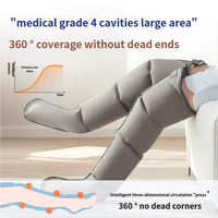 Bottes de récupération musculaire à compression d'air pour jambes entières, couvrant pieds et mollets, portables, rechargeables, de qualité médicale pour usage domestique