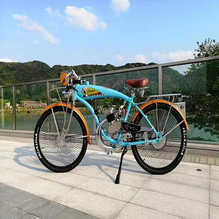 Bici Moto Gasolina Motor Para Bicicleta Tiempos Motor De