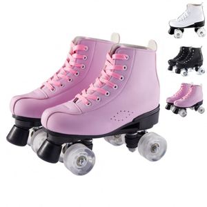 Patines de Ruedas para Niñas, 4 Ruedas, con Luces LED, Patines de Ruedas para Niños, Patines de Ruedas con Luces Intermitentes - Product Image 2