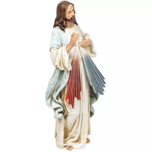 Statuetta di Gesù Cristo della Divina Misericordia in Resina, Statua Rinascimentale per Decorazione Casa, Vendita all'Ingrosso - Product Image 1