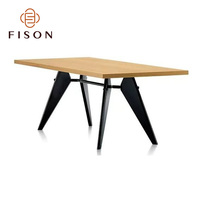 Table à manger moderne en bois massif, qualité supérieure pour la maison, le bureau et le restaurant, pour la cuisine et la salle à manger