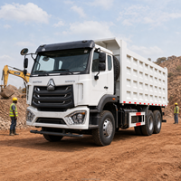 Б/У самосвал HOWO 6x4 с левым рулем, дизельный, тяжелый, с механической коробкой передач, 371 л.с., Евро-2, с задней камерой, сенсорным экраном, для горнодобывающей промышленности