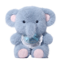 Peluche Éléphant Bébé Série Shirley – Coussin Doux et Adorable pour Filles, Idéal pour le Confort au Sommeil