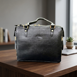 Bolso de Mano Ligero de Cuero Genuino, Impermeable y Ecológico para Mujer, Forro Suave y Duradero, Cierre de Cremallera, Dos Correas, Gran Capacidad - Product Image 2