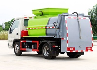 Camion de collecte des déchets de cuisine, séparation solide-liquide, camion à ordures pour la collecte des déchets alimentaires, transport des résidus de cuisine pour restaurant