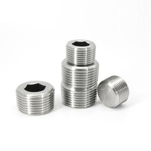 Tapón ocking de <span class=keywords><strong>906</strong></span>-Lcon rosca cónica hexagonal de acero inoxidable 304, el efecto de sellado es mejor - Product Image 1