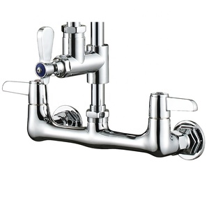 <span class=keywords><strong>Mitigeur</strong></span> chaud/froid en acier inoxydable 304, double poignée, robinet de <span class=keywords><strong>cuisine</strong></span> industriel, monotrou, mural, <span class=keywords><strong>avec</strong></span> <span class=keywords><strong>douchette</strong></span> extractible, mini format, universel - Product Image 6