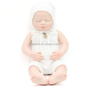 Muñeco Bebé <span class=keywords><strong>Reborn</strong></span> de Silicona Sólida de 20 Pulgadas, Suave, para Dormir, con Venas Visibles, <span class=keywords><strong>Sin</strong></span> Cabello, Juguete DIY de Moda - Product Image 2