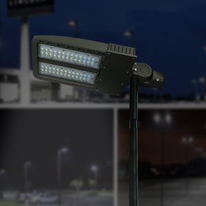 ไฟถนนโซลาร์เซลล์ 100W LED ความสว่างสูง ลูเมนสูง สำหรับสวนกลางแจ้ง แบบมืออาชีพ รูปทรงกล่องรองเท้า - Product Image 5