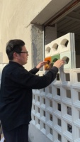 Briques murales de style industriel moderne Technique frittée résistante à l'acide Application extérieure avec de nouvelles fonctionnalités
