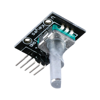 Encodeur rotatif EMCC-5V EC11 avec bouton-poussoir - Montage par soudure, options d'axe 10/12/15mm, 20 impulsions/positions, potentiomètre numérique CN