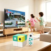 Boîtier TV de jeu Android 14 U12 alimenté par l'IA, Octa-Core, Wi-Fi 6, 64 Go, avec manette sans fil, pour streaming intelligent à domicile