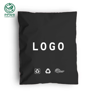 Sacs postaux en PPWR certifiés GRS, imperméables, conformes aux normes européennes, emballages écologiques, pochettes d'expédition recyclées avec logo personnalisé pour ma marque - Product Image 1