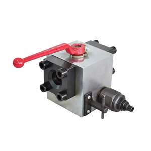 Vanne à boisseau sphérique hydraulique Dekema QFZ/AJ, groupe de vanne de commande à accumulateur en acier pour système hydraulique - Product Image 1