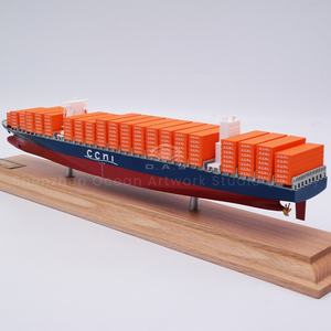 Anpassbares 35cm CCNI Kunststoff waage Boot Hochwertiges Modell Geschäfts geschenk Kunststoff Handwerk Container Schiffs modell - Product Image 4
