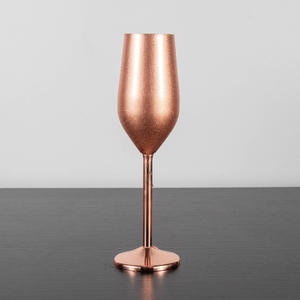<span class=keywords><strong>6</strong></span> oz fête tasses à vin rouge Logo personnalisé en acier inoxydable or Champagne <span class=keywords><strong>verre</strong></span> à bière en métal à paroi unique pour bar maison bureau voyage utilisation - Product Image 5