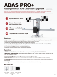 <span class=keywords><strong>Calibrador</strong></span> Móvil ADAS PRO+ SmartSafe, Ruedas Giratorias de 360°, Diseño de Triángulo Equilátero, Sistema de Calibración ADS, 1 Año - Product Image 3