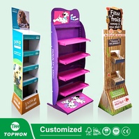 Présentoir de nourriture en carton pour chien, présentoir de nourriture pour chien, magasin de détail, magasin de vente au détail