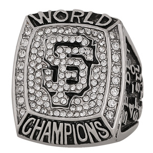 Anillo de Campeonato de los Gigantes de San Francisco <span class=keywords><strong>2012</strong></span>, Chapado en Plata, Aleación, Recuerdo de Béisbol, Joyería Masculina de Alta Calidad, Regalo - Product Image 4