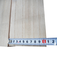 Planche en bois massif de Paulownia de qualité AB, panneau de bois massif économique, épaisseur personnalisée pour meubles, production en gros de cercueils