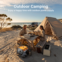 Générateur à onduleur EDOG10 4400W 120V 60Hz, moteur à essence 4 temps, démarrage par lanceur, portable pour usage domestique