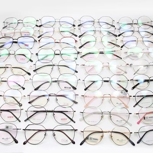 Hàn Quốc phong cách retro quang khung Cổ Phiếu giải phóng mặt bằng kim loại kính titan Kính mắt Frames hỗn hợp - Product Image 4