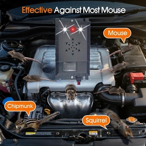 Động vật gặm nhấm Repeller dưới mui xe siêu âm động vật gặm nhấm chuột không thấm cho động cơ xe với nhấp nháy ánh sáng giữ chuột ra khỏi trong nhà - Product Image 6