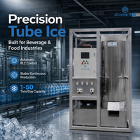 Conception compacte, puissance massive. Idéal pour les restaurants et bars ayant besoin d'une alimentation fiable en glace de grande capacité