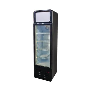 Meisda SC105BG 105L kulkas, lemari es kaca transparan pintu freezer