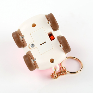 Nuovo prodotto fai da te grandi gemme 3d <span class=keywords><strong>arte</strong></span> animale auto per bambini kit di pittura diamante luci colorate auto giocattolo scorrevole con decorazione portachiavi - Product Image 3