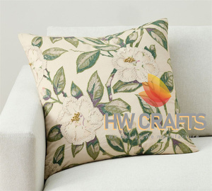 Hai Tone Màu Khối Mô Hình Thêu Trên 100% Bông Ném Gối Bìa, Tùy Chỉnh Thiết Kế Gillian Thêu Đệm Bìa/ - Product Image 6